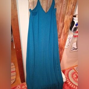 Zenana Premium Deep Blue Maxi Dress